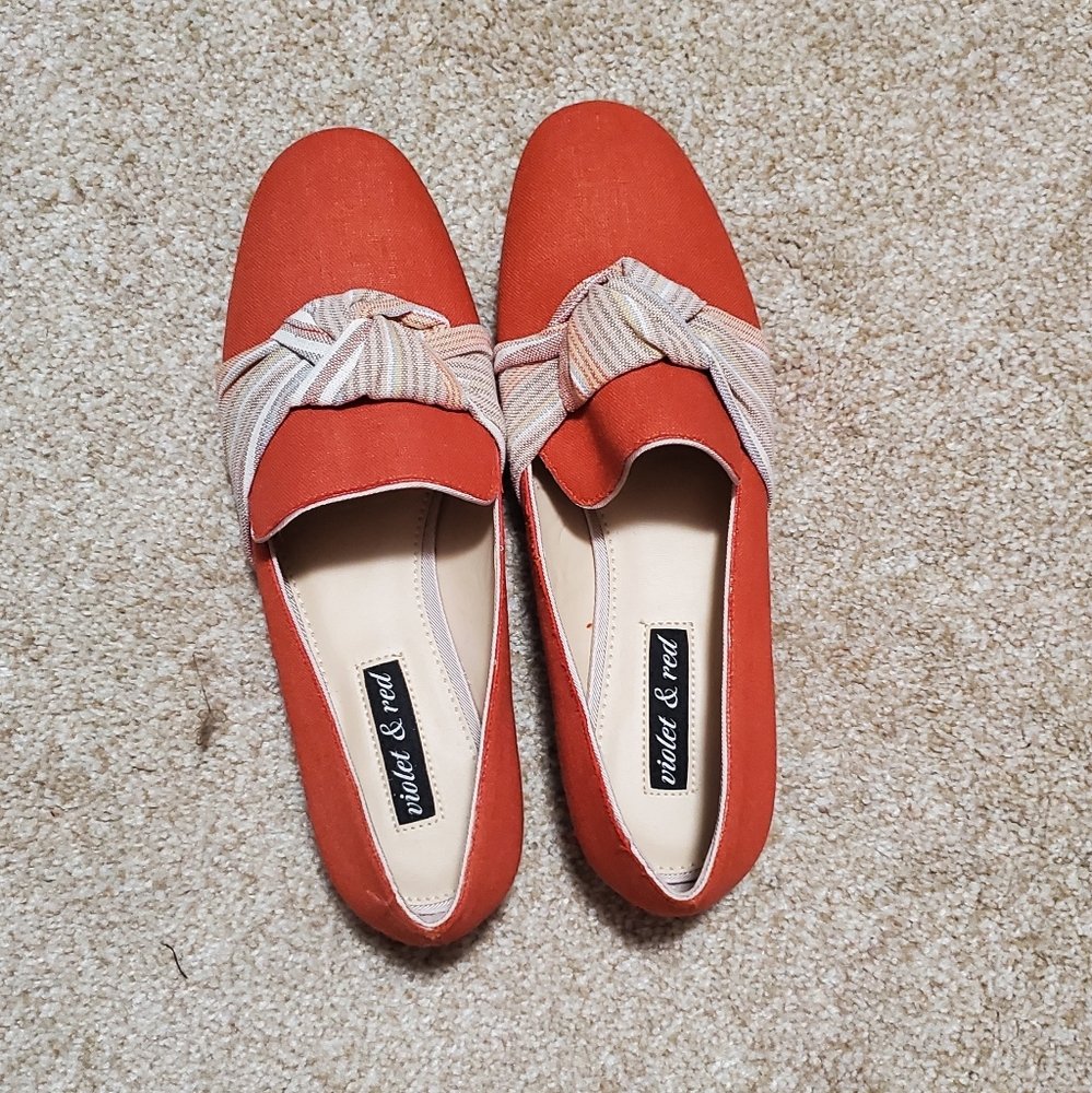 Violet and Red Shoes